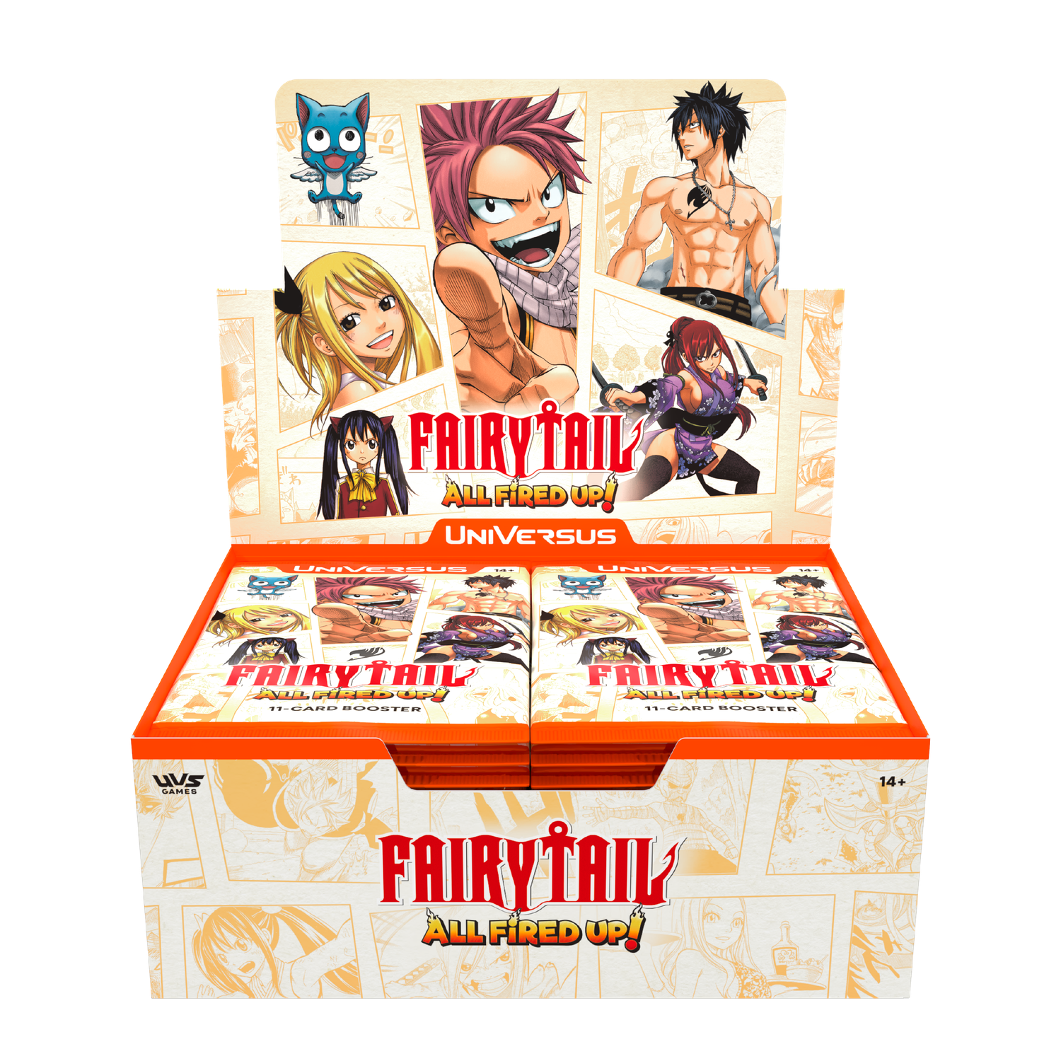 FAIRY TAIL All Fired Up! Booster Display - Universus
